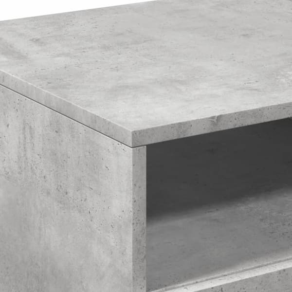 vidaXL Sohvapöytä LED-valoilla betoninharmaa 90x49x40 cm -  Kahvipöydät