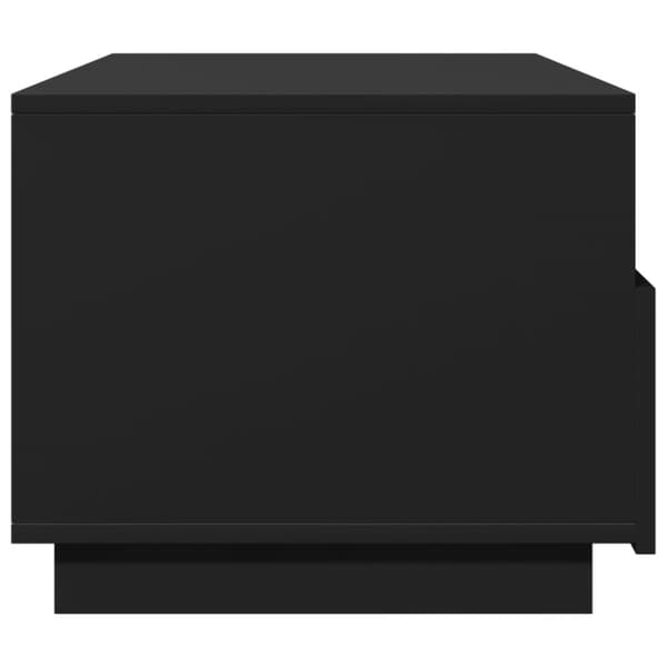 vidaXL sofabord med LED-lys 90x49x40 cm sort - Sofaborde