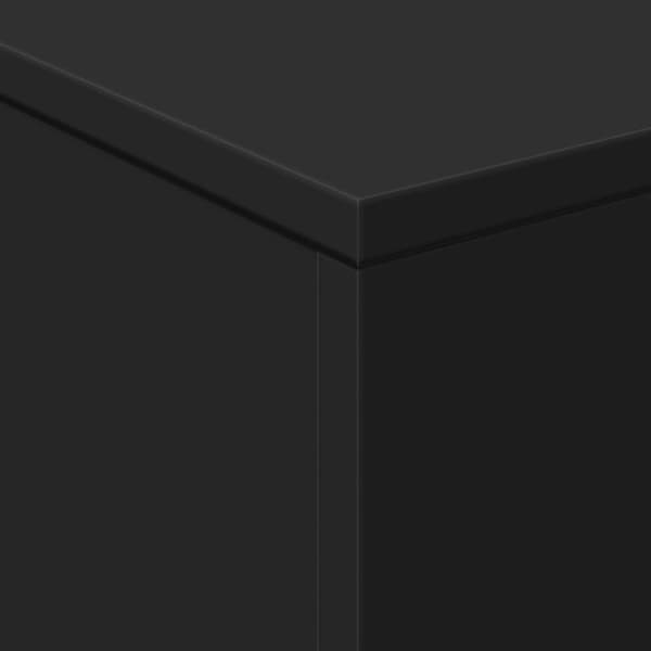 vidaXL Soffbord med LED svart 50x50x40 cm - Soffbord