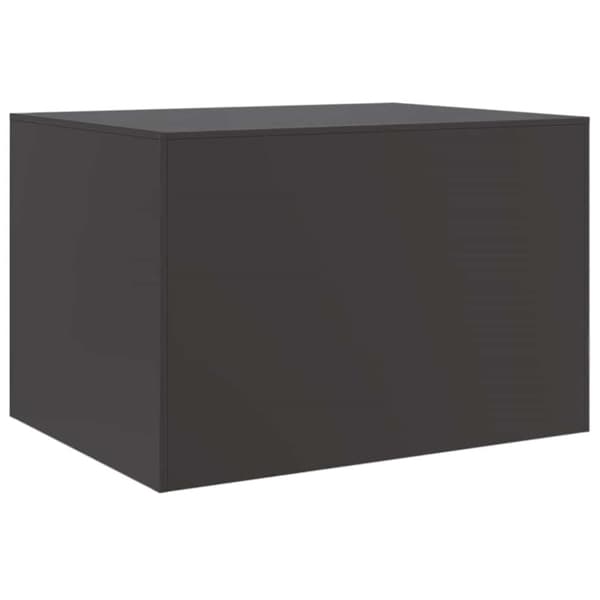 vidaXL Soffbord svart 67x50x44 cm stål