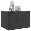 Miniatyrbillede 5 af 11: vidaXL sofabord 67x50x44 cm stål sort