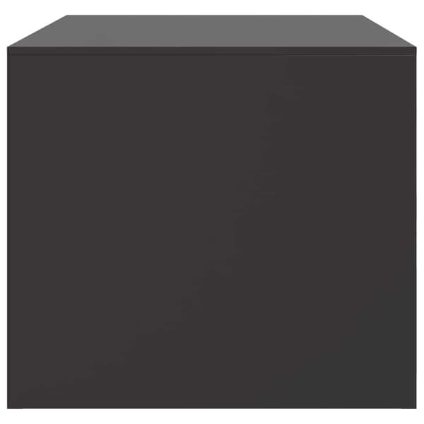 vidaXL sofabord 67x50x44 cm stål sort
