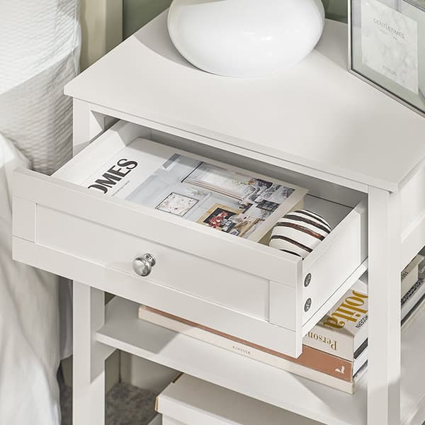 Rootz Modern Sängbord - Sidobord - Nattduksbord - Kompakt design - Mångsidig användning - Gott om förvaring - 45cm x 68cm x 29cm