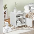 Miniatyrbillede 3 af 11: Rootz sengebord med dør - Natbord - Sidebord - Robuste metalben - Magnetisk lukning - Nem montering - 40 cm x 57 cm x 35 cm
