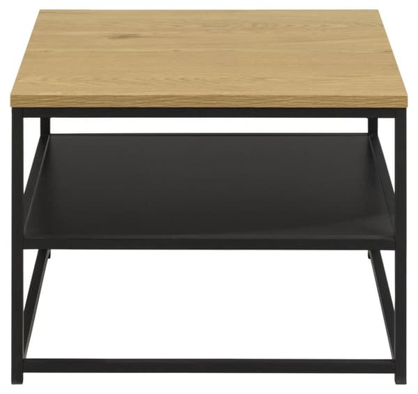 Gila soffbord 55x55x42cm, 1 hylla, ek dekor.