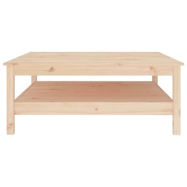 The Living Store Soffbord 100x100x40 cm massiv furu - Soffbord