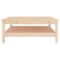 Miniatyrbild 4 av 8: The Living Store Soffbord 100x100x40 cm massiv furu -  Soffbord