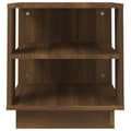 Miniatyrbillede 7 af 8: The Living Store sofabord 40x40x43 cm konstrueret træ brun egetræsfarve -  Sofaborde