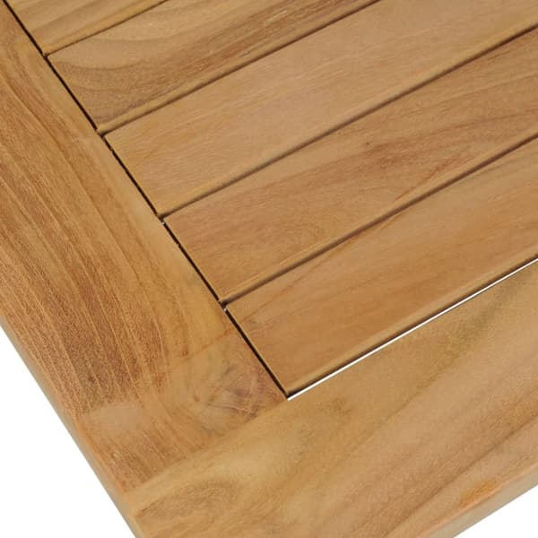 The Living Store sofabord 90x50x45 cm teaktræ -  Sofaborde