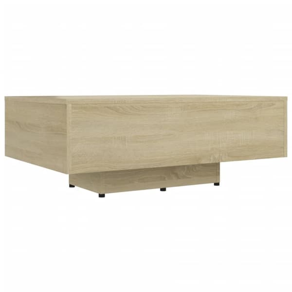 The Living Store sofabord 85x55x31 cm konstrueret træ sonoma-eg -  Sofaborde