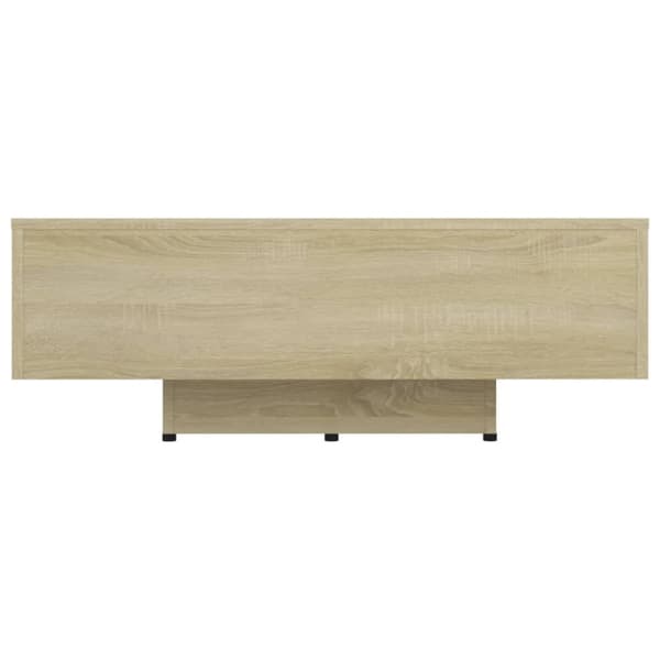 The Living Store sofabord 85x55x31 cm konstrueret træ sonoma-eg - Sofaborde