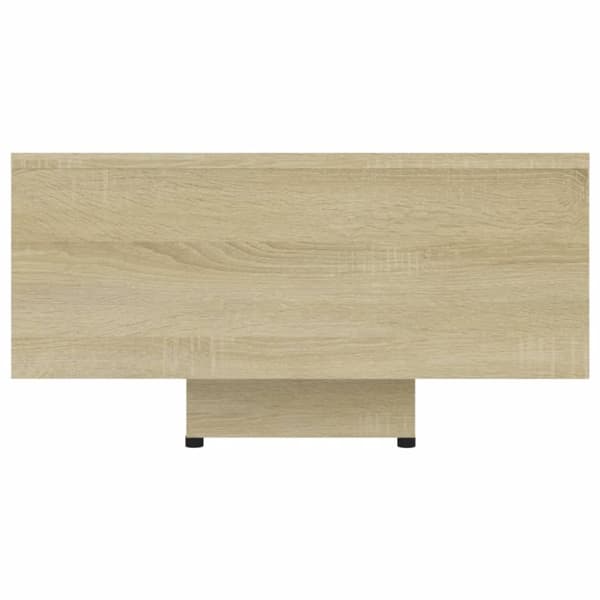The Living Store sofabord 85x55x31 cm konstrueret træ sonoma-eg -  Sofaborde
