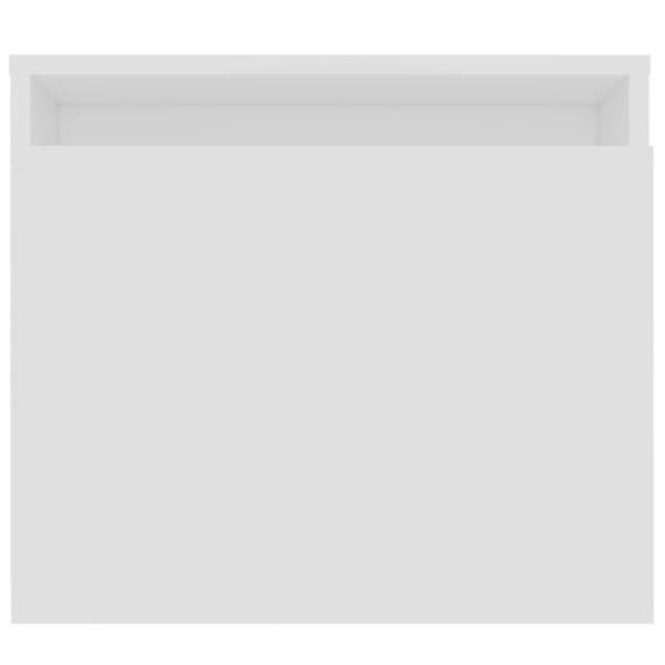 The Living Store Soffbord set vit 100x48x40 cm konstruerat trä -  Soffbord