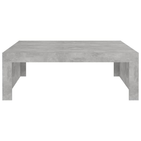 The Living Store sofabord 100x100x35 cm spånplade betongrå - Sofaborde