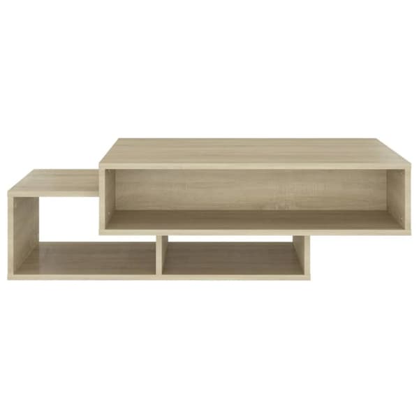 The Living Store Soffbord sonoma-ek 105x55x32 cm konstruerat trä - Soffbord
