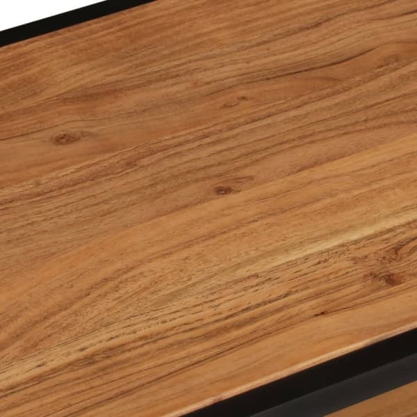 The Living Store Soffbord 90x45x35 cm massivt akaciaträ - Soffbord