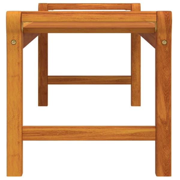 The Living Store sofabord 100x50x50 cm massivt akacietræ -  Sofaborde