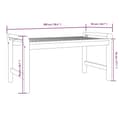Miniatyrbillede 8 af 8: The Living Store sofabord 100x50x50 cm massivt akacietræ -  Sofaborde