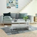Miniatyrbillede 6 af 7: The Living Store sofabord spånplade 90 x 59 x 42 cm hvid -  Sofaborde
