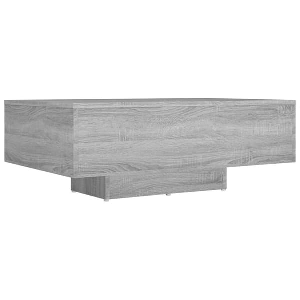 The Living Store Sohvapöytä harmaa Sonoma 85x55x31 cm tekninen puu -  Kahvipöydät