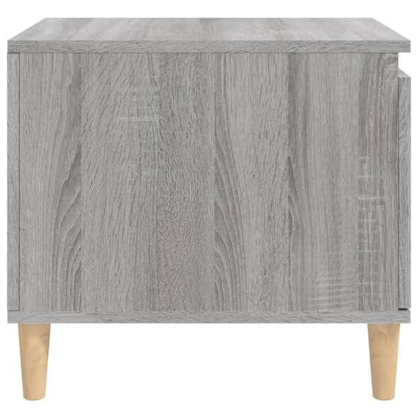The Living Store sofabord 100x50x45 cm konstrueret træ Grå sonoma-eg -  Sofaborde