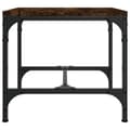 Miniatyrbillede 8 af 11: The Living Store sideborde 2 stk. 40x40x35 cm konstrueret træ røget egetræsfarve -  Sofaborde