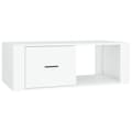 Miniatyrbillede 3 af 11: The Living Store sofabord 100x50,5x35 cm konstrueret træ hvid -  Sofaborde