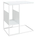 Miniatyrbild 3 av 7: The Living Store Sidobord vit 55x36x59,5 cm konstruerat trä -  Soffbord