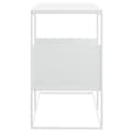 Miniatyrbild 5 av 7: The Living Store Sidobord vit 55x36x59,5 cm konstruerat trä -  Soffbord