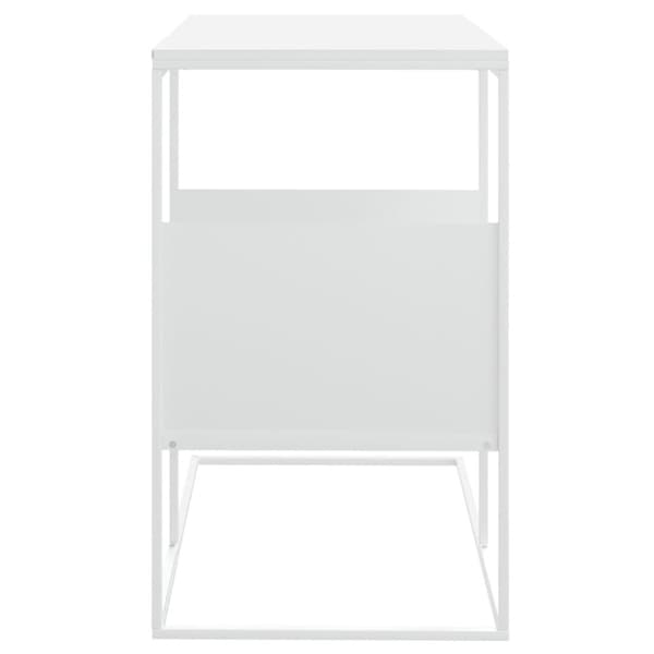 The Living Store Sidobord vit 55x36x59,5 cm konstruerat trä -  Soffbord
