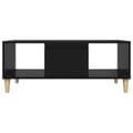 Miniatyrbild 8 av 11: The Living Store Soffbord svart 90x50x36,5 cm konstruerat trä -  Soffbord