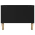 Miniatyrbild 9 av 11: The Living Store Soffbord svart 90x50x36,5 cm konstruerat trä -  Soffbord