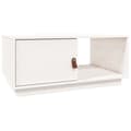 Miniatyrbillede 3 af 11: The Living Store sofabord 80x50x35,5 cm massivt fyrretræ hvid -  Sofaborde