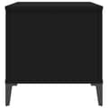 Miniatyrbillede 9 af 11: The Living Store sofabord 90x44,5x45 cm konstrueret træ sort -  Sofaborde
