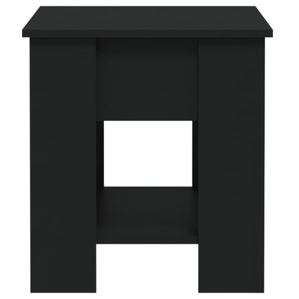 The Living Store sofabord 101x49x52 cm konstrueret træ sort -  Sofaborde