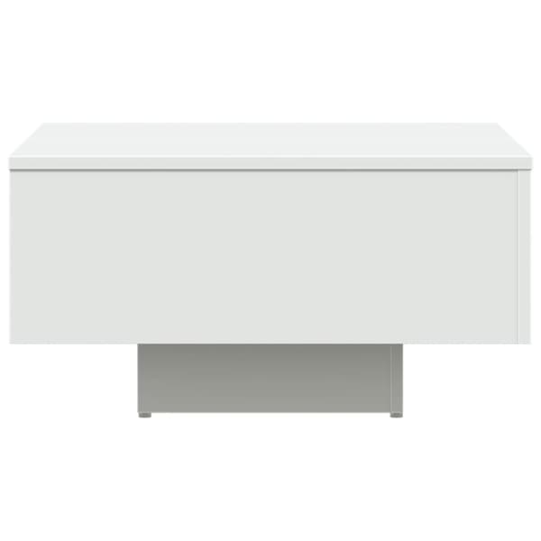 The Living Store sofabord 60x60x31,5 cm spånplade hvid - Sofaborde