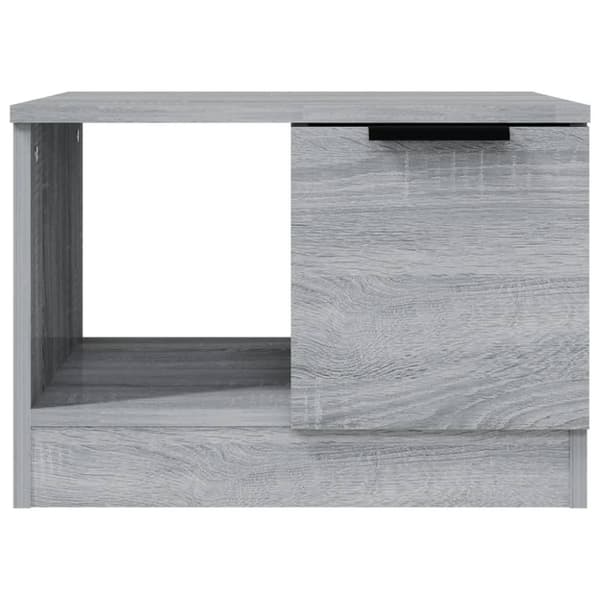 The Living Store sofabord 50x50x36 cm konstrueret træ grå sonoma-eg - Sofaborde