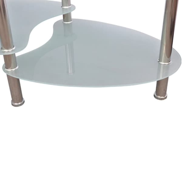 The Living Store Soffbord med exklusiv design vit -  Soffbord