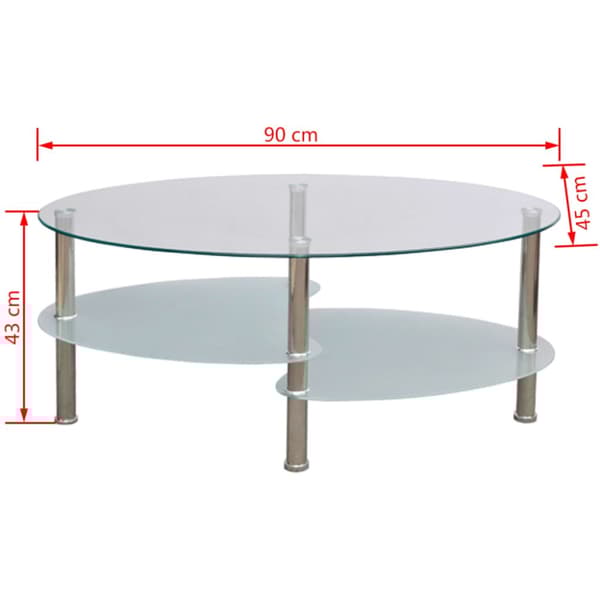 The Living Store Soffbord med exklusiv design vit -  Soffbord