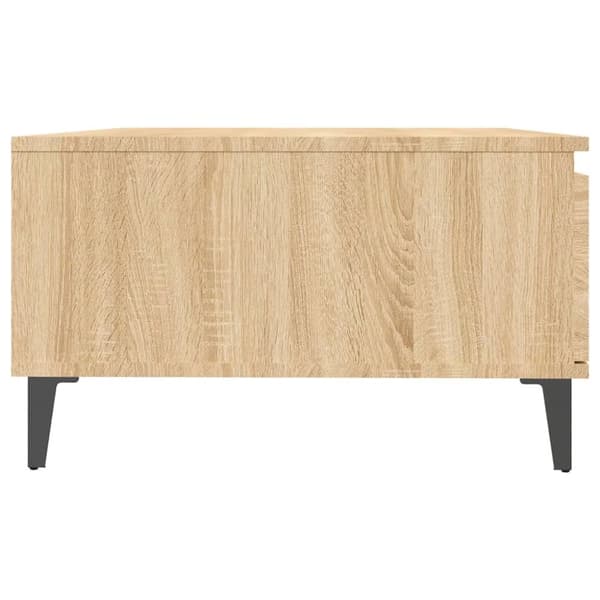 The Living Store sofabord 90x60x35 cm spånplade sonoma-eg - Sofaborde