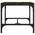 Miniatyrbillede 6 af 9: The Living Store sidebord 40x40x35 cm konstrueret træ røget egetræsfarve -  Sofaborde