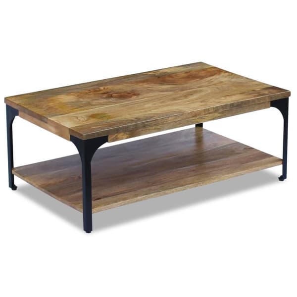 The Living Store sofabord mangotræ 100x60x38 cm - Sofaborde