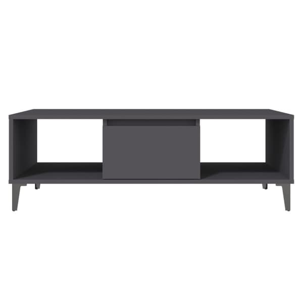 The Living Store sofabord 103,5x60x35 cm spånplade grå -  Sofaborde
