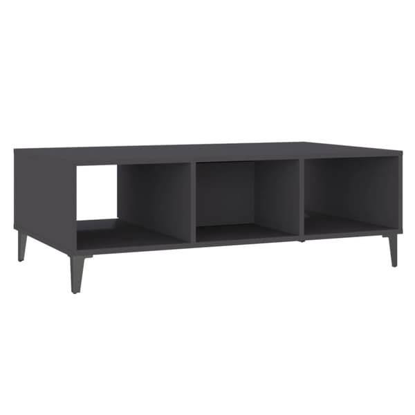 The Living Store sofabord 103,5x60x35 cm spånplade grå -  Sofaborde