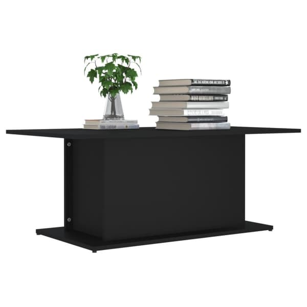 The Living Store sofabord 102x55,5x40 cm spånplade sort -  Sofaborde