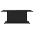 Miniatyrbillede 6 af 8: The Living Store sofabord 102x55,5x40 cm spånplade sort -  Sofaborde
