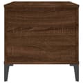 Miniatyrbild 9 av 11: The Living Store Soffbord brun ek 90x44,5x45 cm konstruerat trä -  Soffbord