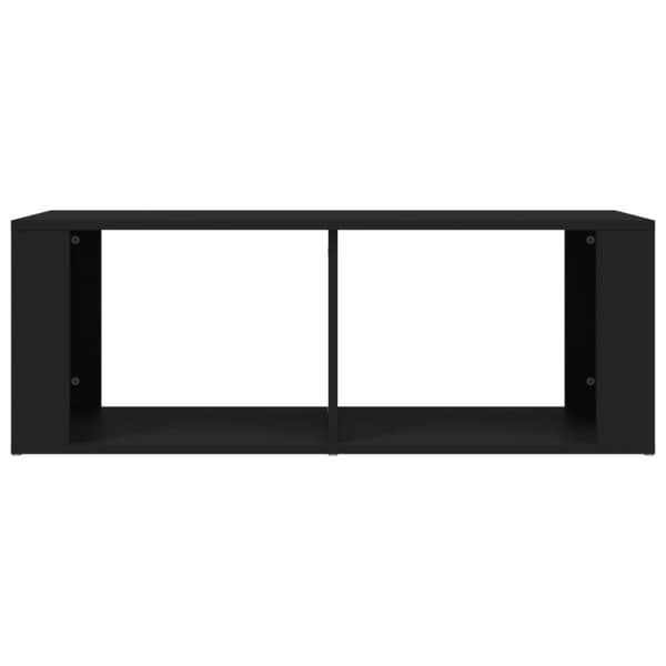 The Living Store Soffbord svart 100x50x36 cm konstruerat trä - Soffbord