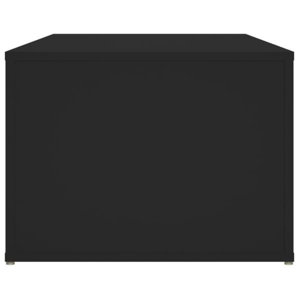 The Living Store Soffbord svart 100x50x36 cm konstruerat trä - Soffbord
