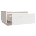 Miniatyrbillede 4 af 10: The Living Store sofabord 55x56x32 cm massivt fyrretræ hvid -  Sofaborde